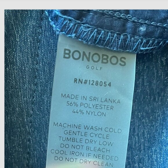 Bonobos Golf Performance Link Pants Size 36x30 Heather Navy Stretch Athletic Fit - Picture 4 of 6